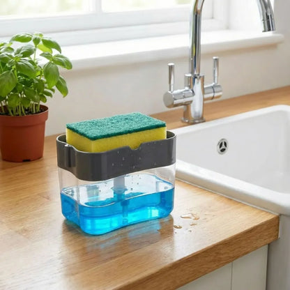 2-in-1 soap & scrub organizer - home improvement