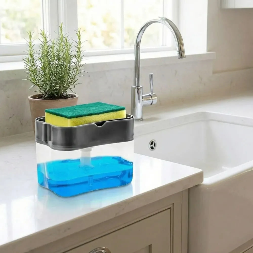 2-in-1 soap & scrub organizer - home improvement