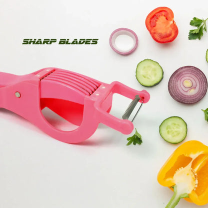 2-in-1 vegetable cutter & peeler - home kitchen