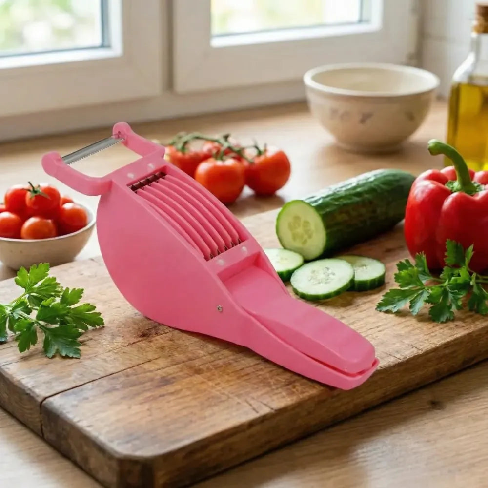 2-in-1 vegetable cutter & peeler - home kitchen
