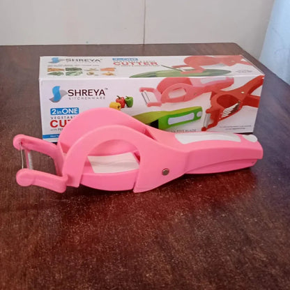 2-in-1 vegetable cutter & peeler - home kitchen