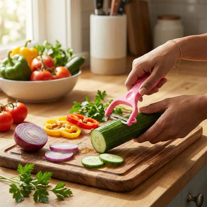 2-in-1 vegetable cutter & peeler - home kitchen