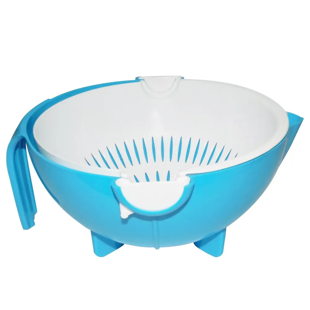 2-in-1 washing & straining bowl