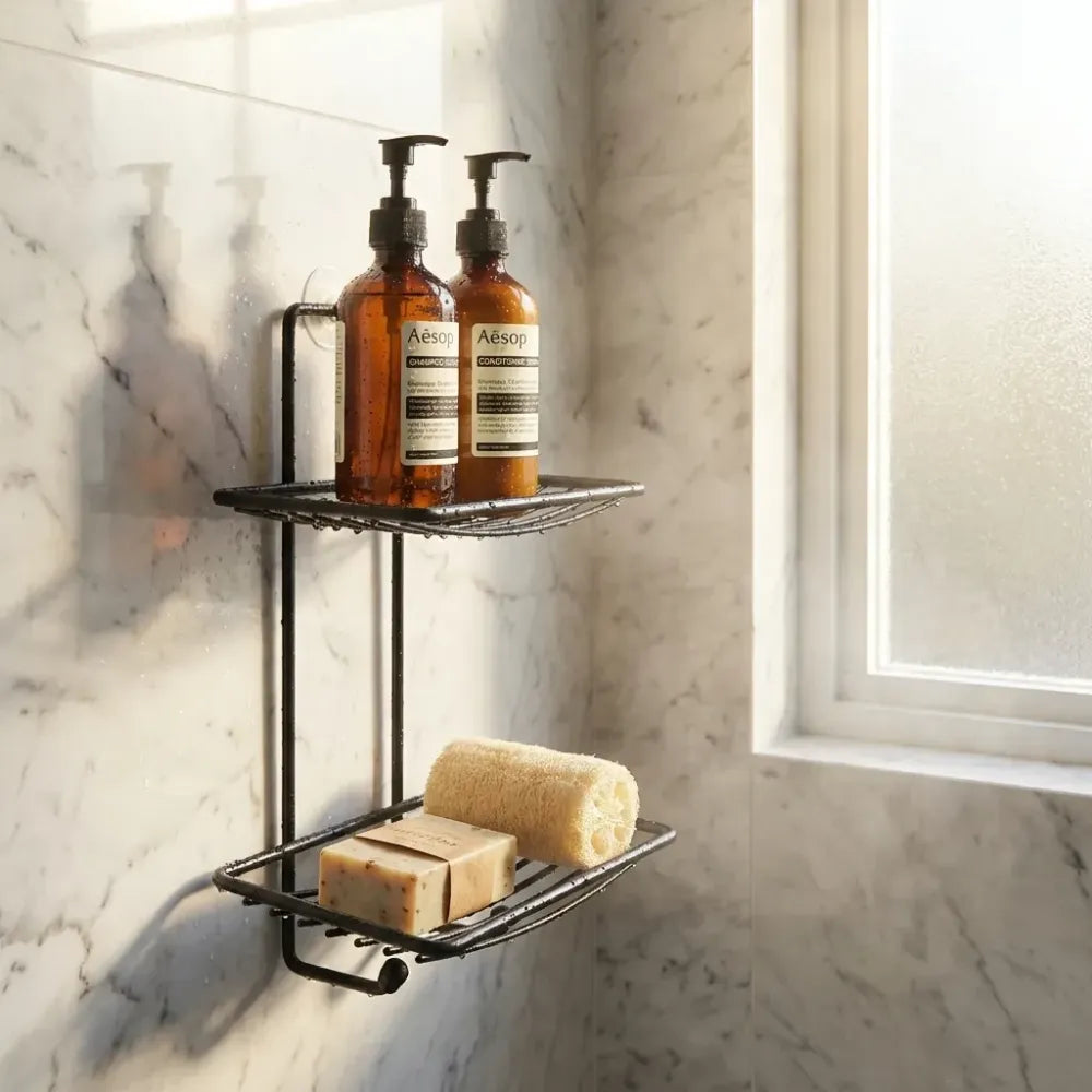 2-layer stainless steel soap rack - home improvement