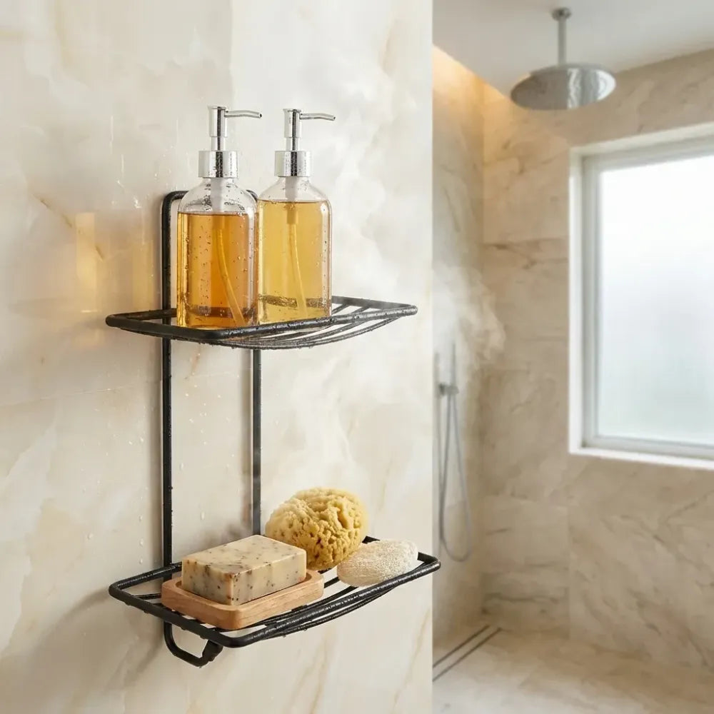2-layer stainless steel soap rack - home improvement