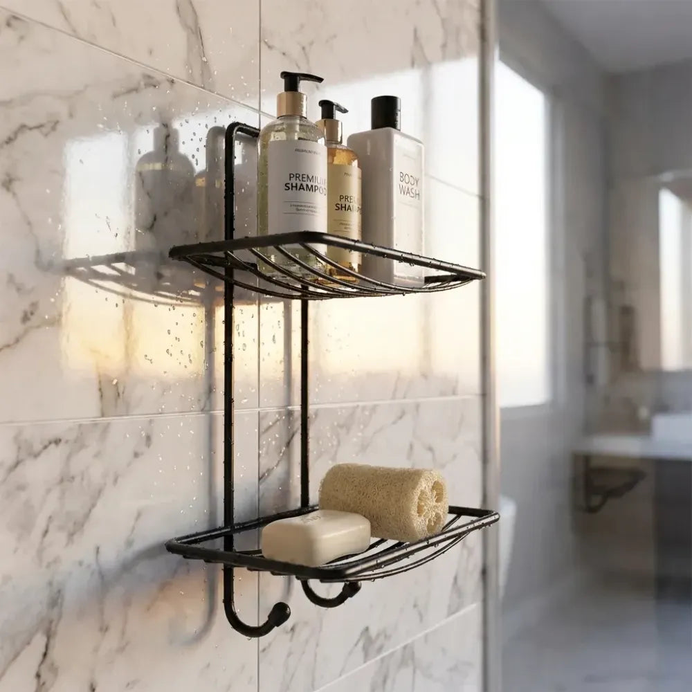 2-layer stainless steel soap rack - home improvement