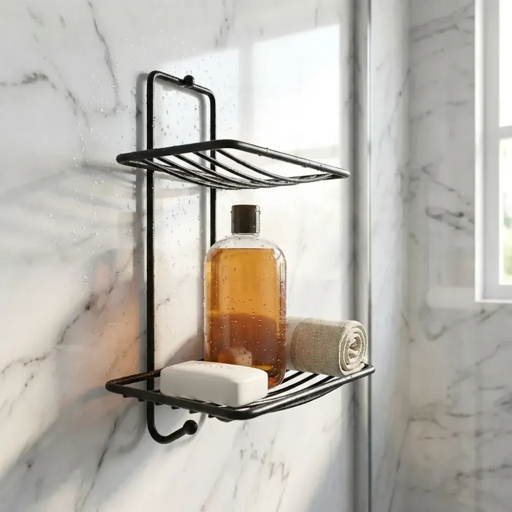 2-layer stainless steel soap rack - home improvement