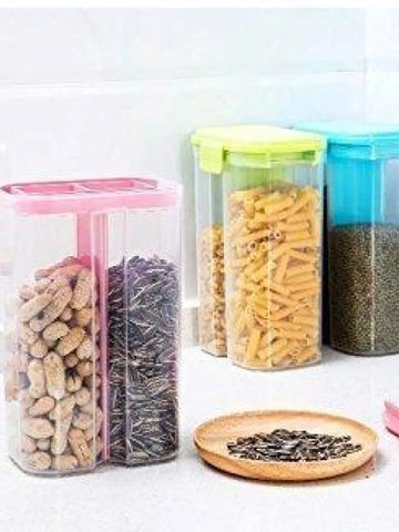 2-Section Airtight Food Container
