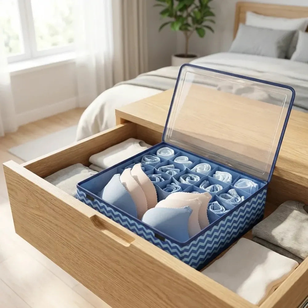 20-grid undergarment organizer box