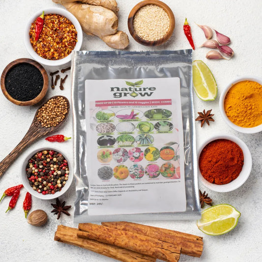 20 varieties of vegetable flower seeds combo - garden