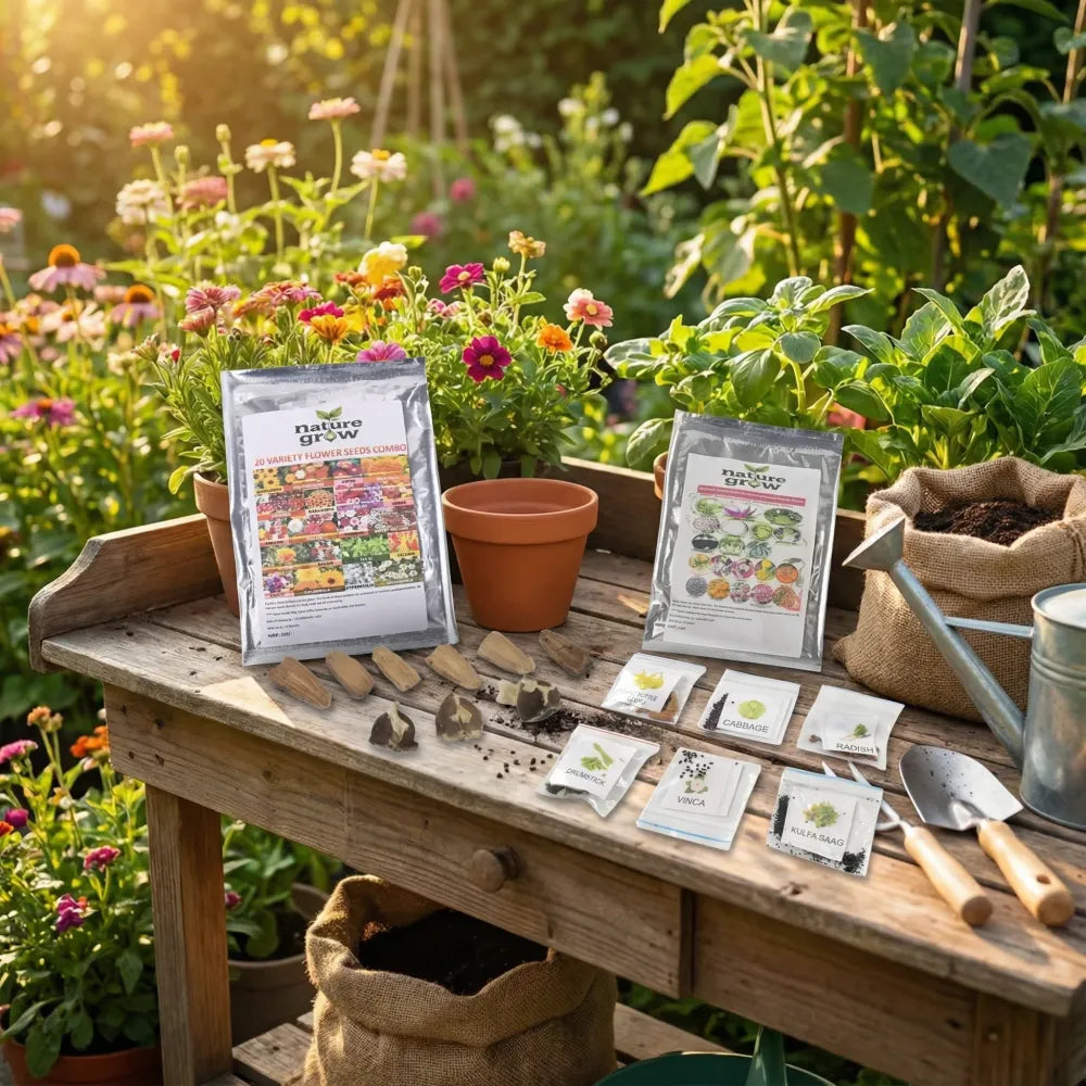 20 variety flower seeds combo - garden