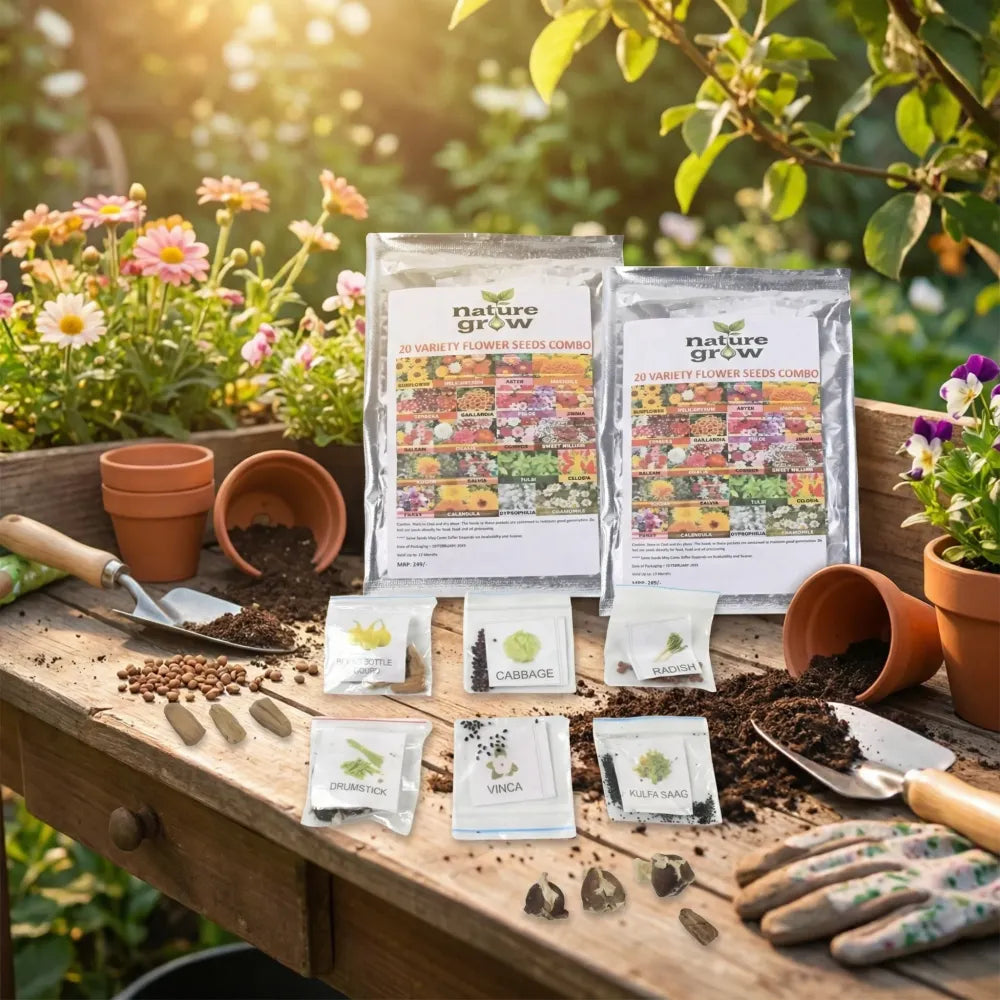 20 variety flower seeds combo - garden