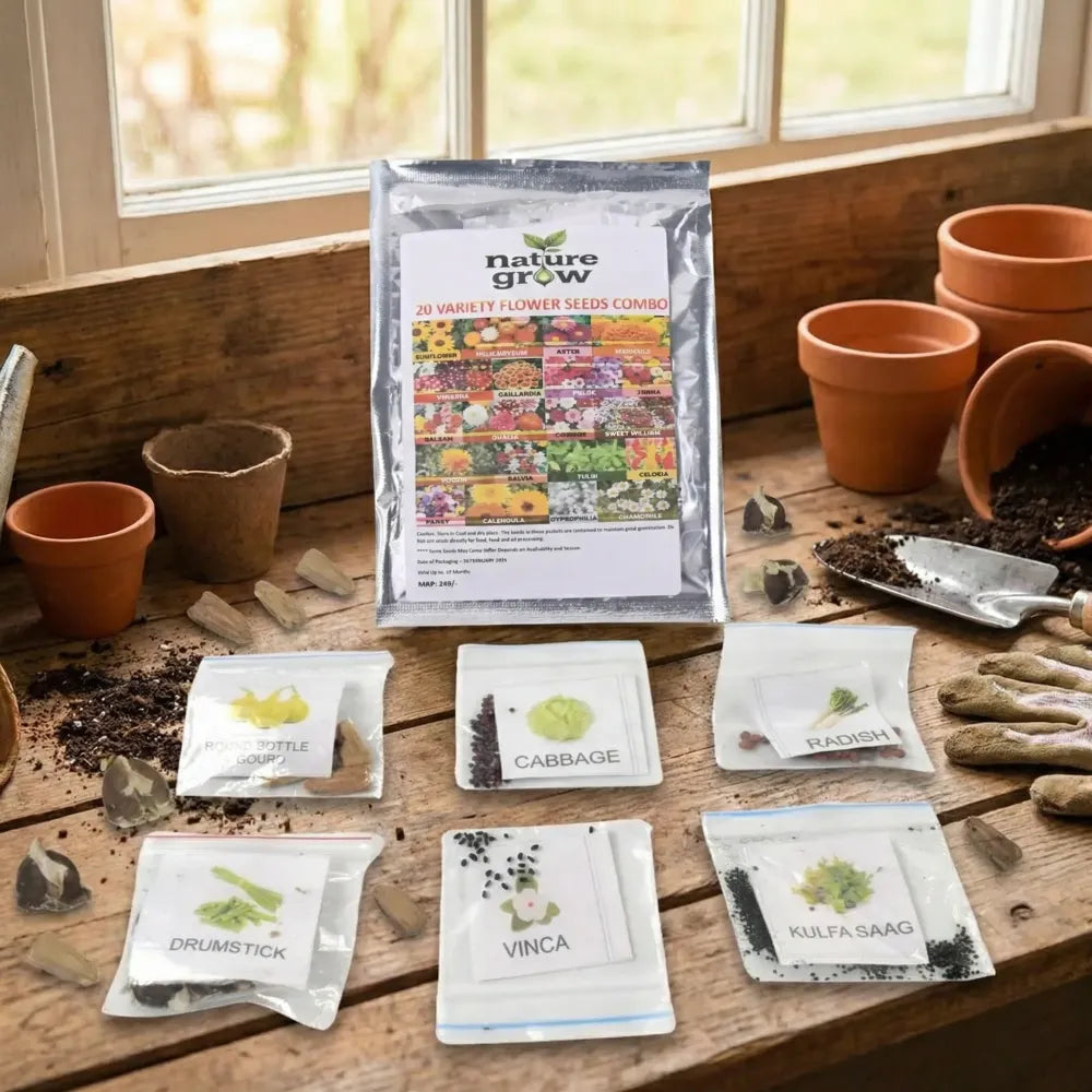 20 variety flower seeds combo - garden