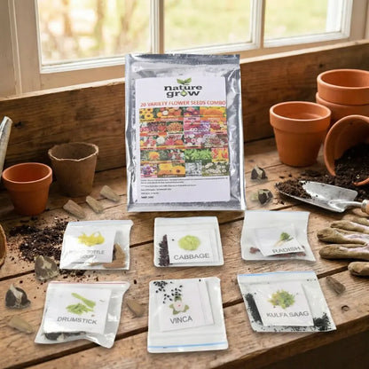 20 variety flower seeds combo - garden