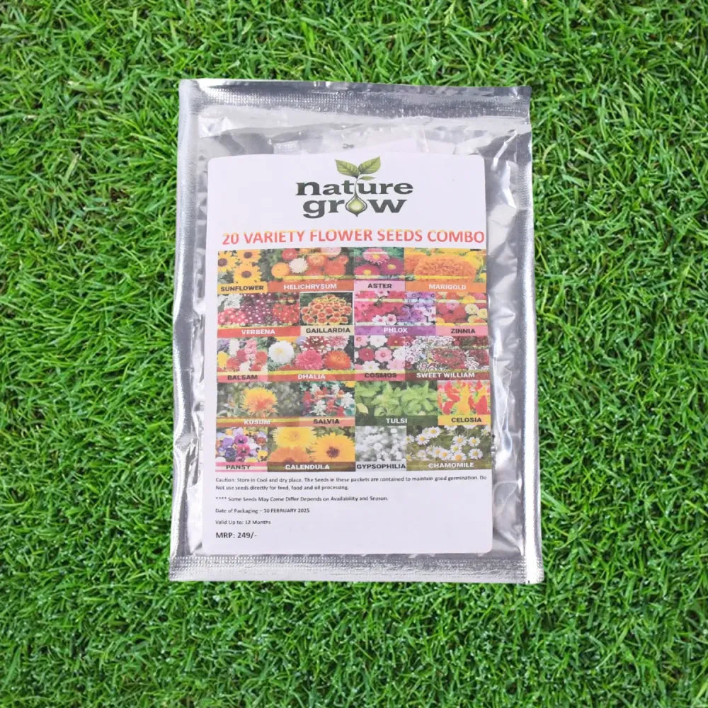 20 variety flower seeds combo
