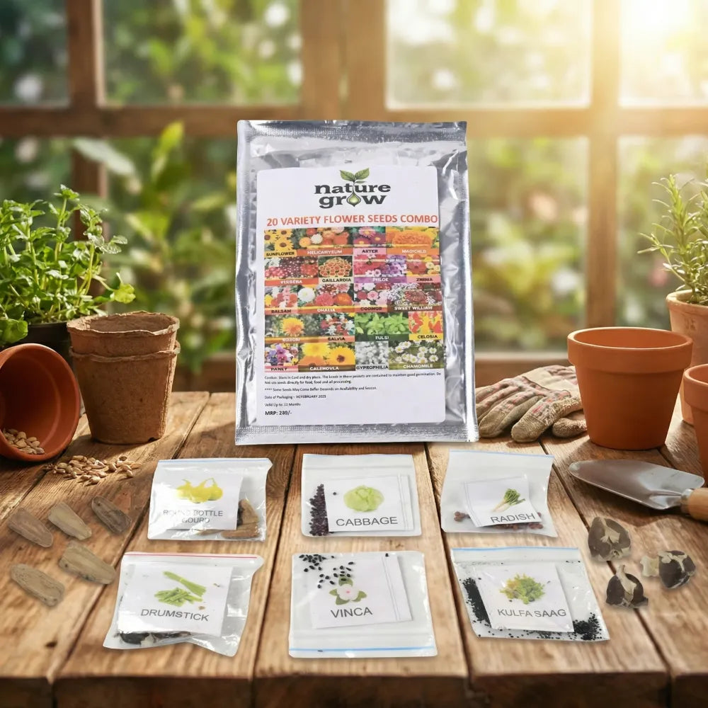 20 variety flower seeds combo - garden