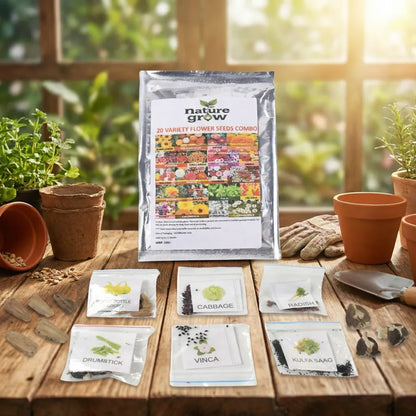 20 variety flower seeds combo - garden