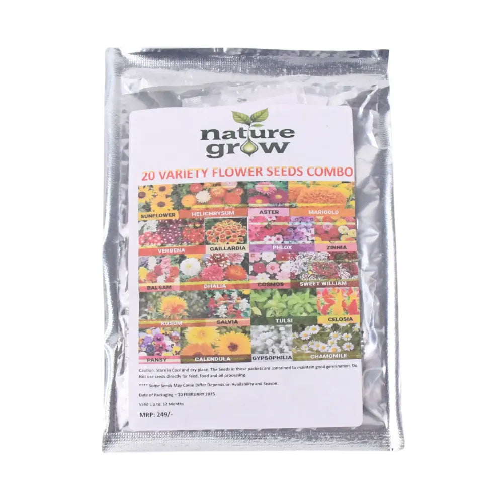 20 variety flower seeds combo