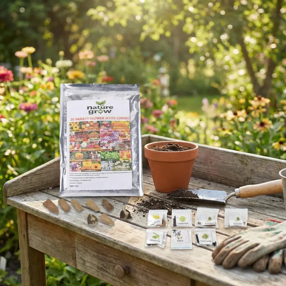20 variety flower seeds combo - garden