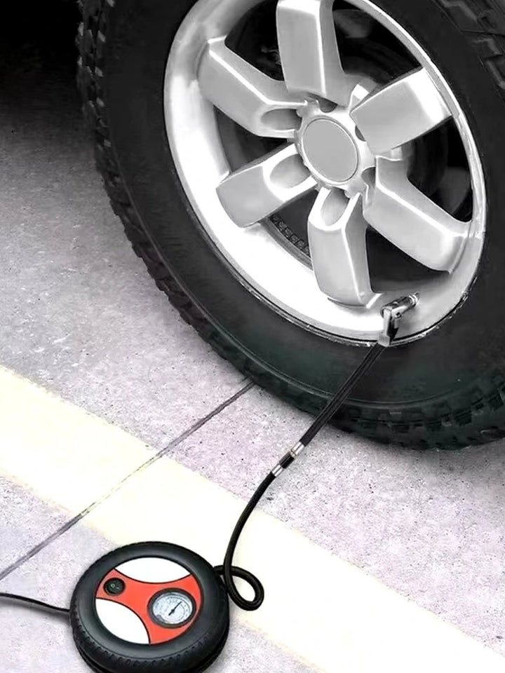 Portable 12V tire inflator