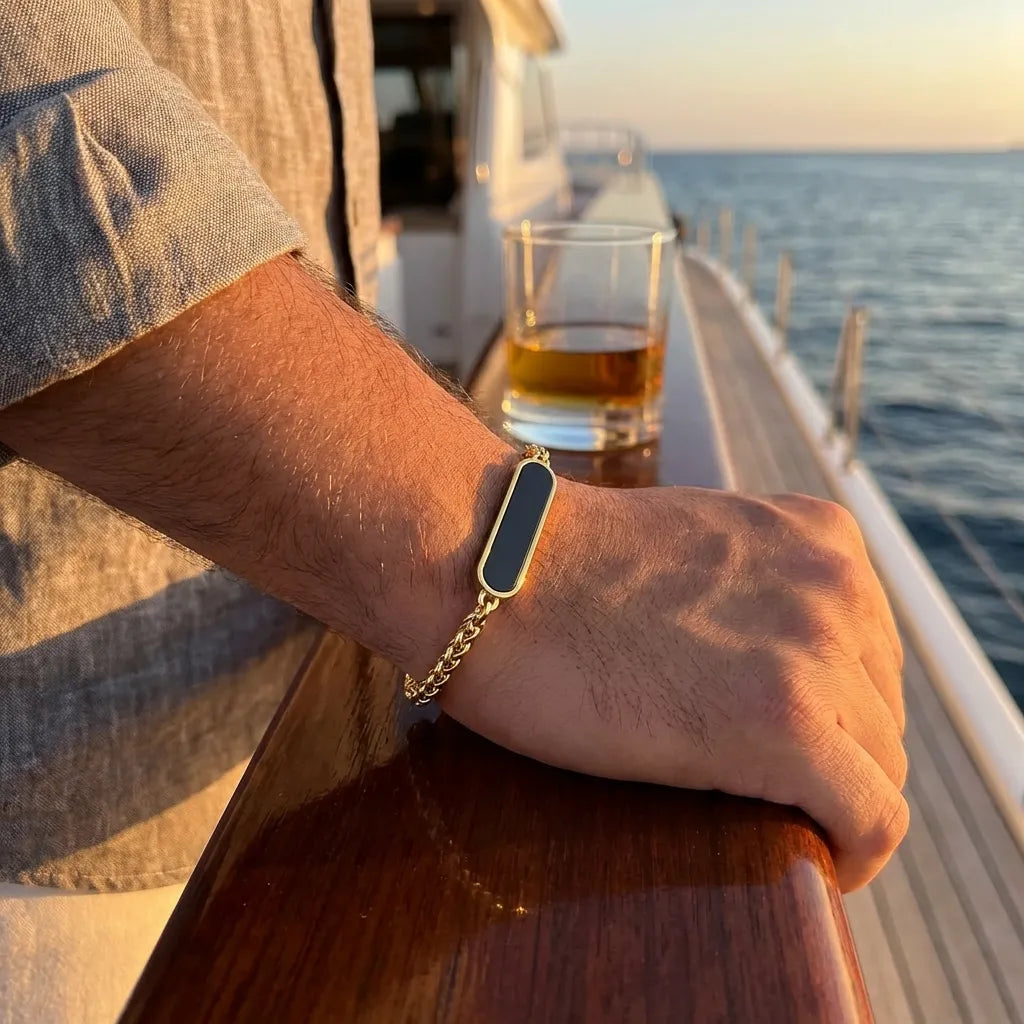 Elegant Silver Rakhi Bracelet