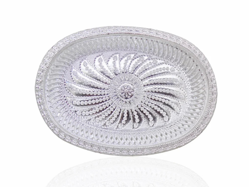 Royal silver serving tray