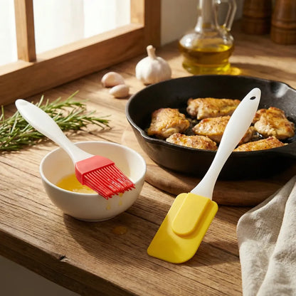 2170 spatula and pastry brush for cake decoration - home & kitchen