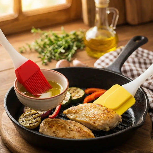 2170 spatula and pastry brush for cake decoration - home & kitchen