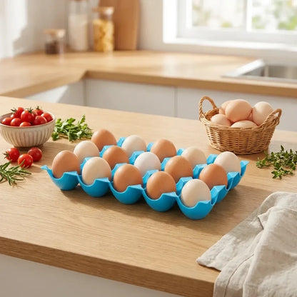 2206 egg trays for storage with 15 eggs holder - home & kitchen