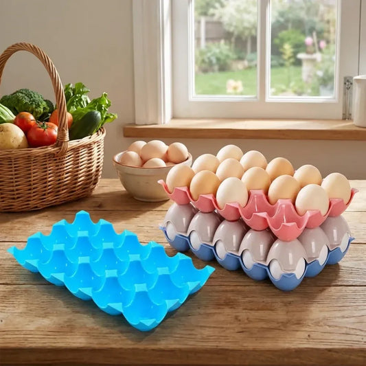 2206 egg trays for storage with 15 eggs holder - home & kitchen