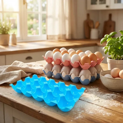 2206 egg trays for storage with 15 eggs holder - home & kitchen