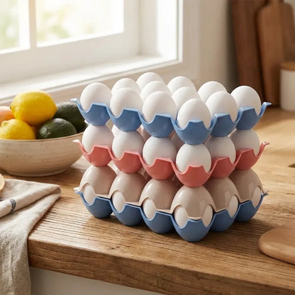 2206 egg trays for storage with 15 eggs holder - home & kitchen