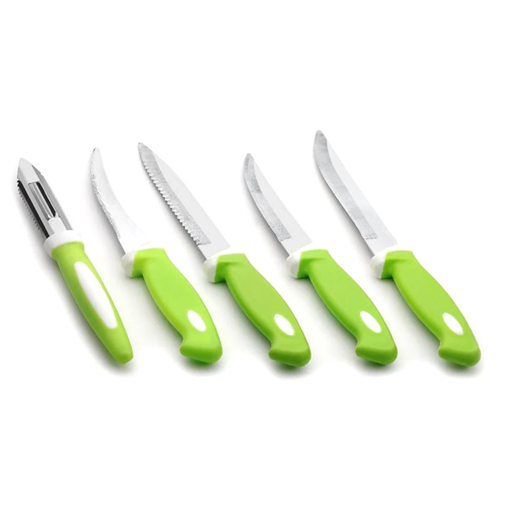6-piece knife & peeler set