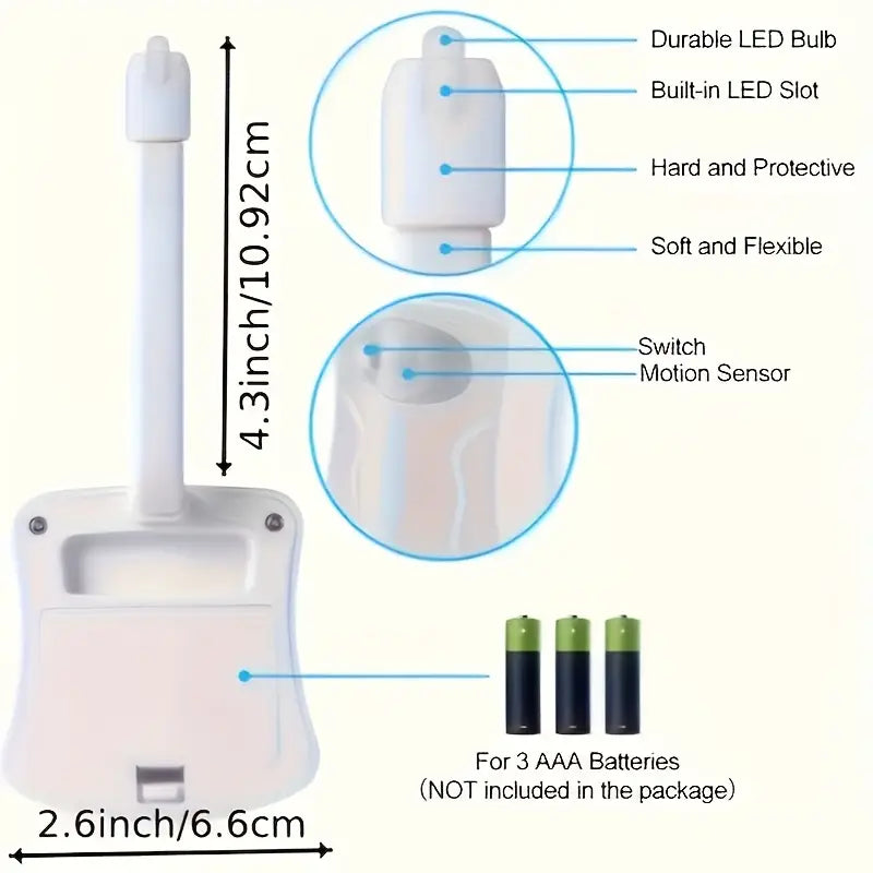 8-Color Sensor Toilet Light