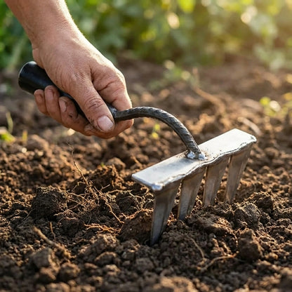 5 Teeth Steel Nail Rake