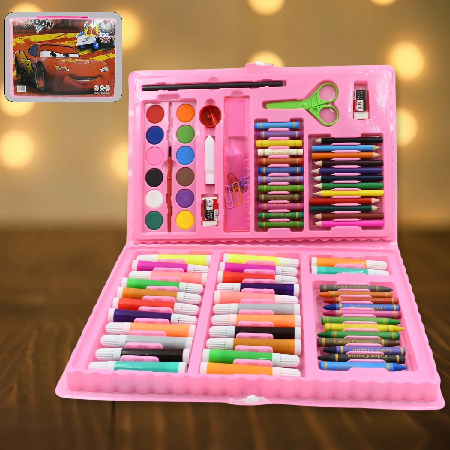 Portable kids art kit