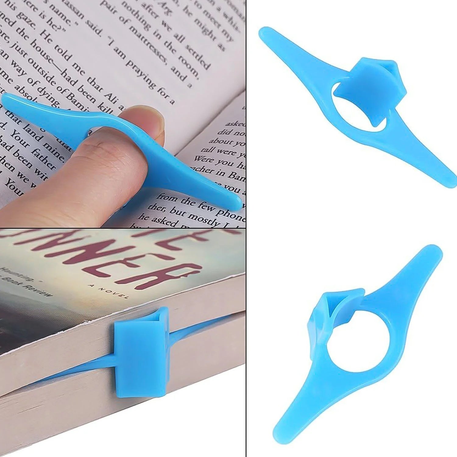 Comfortable thumb book holder