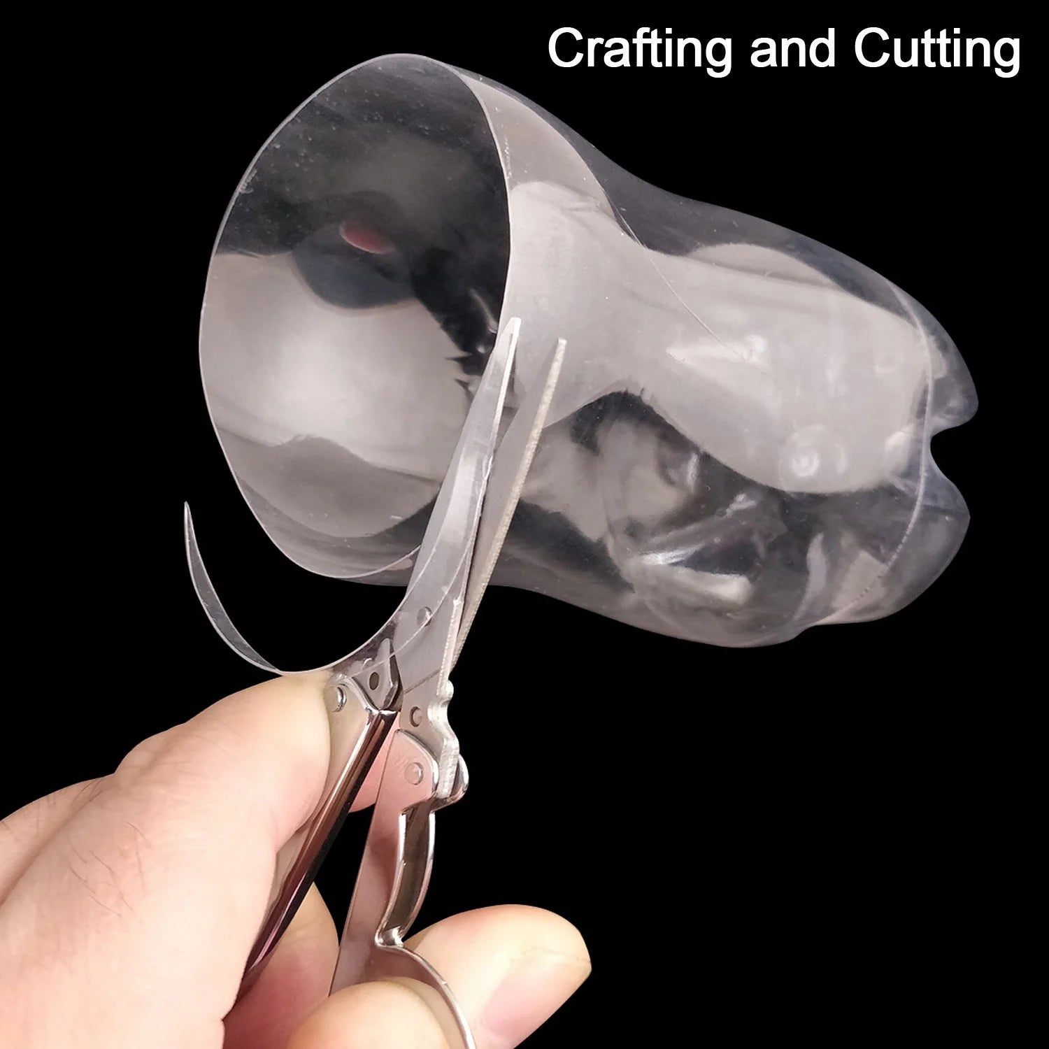 Compact folding craft scissors