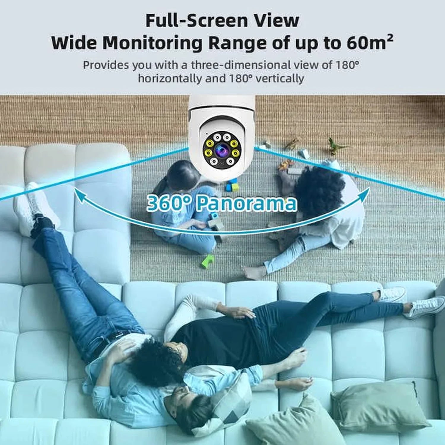 360° wifi security camera