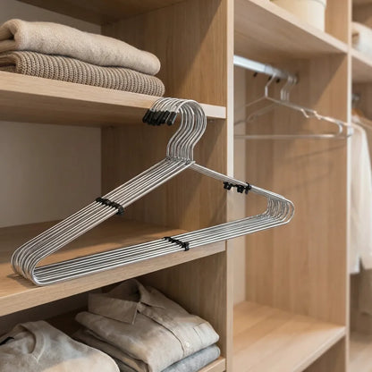 230 stainless steel cloth hanger (12 pcs) - home & kitchen