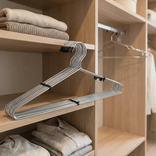 230 stainless steel cloth hanger (12 pcs) - home & kitchen