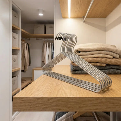 230 stainless steel cloth hanger (12 pcs) - home & kitchen