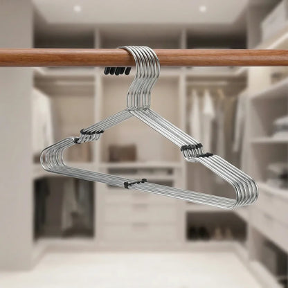 230 stainless steel cloth hanger (12 pcs) - home & kitchen