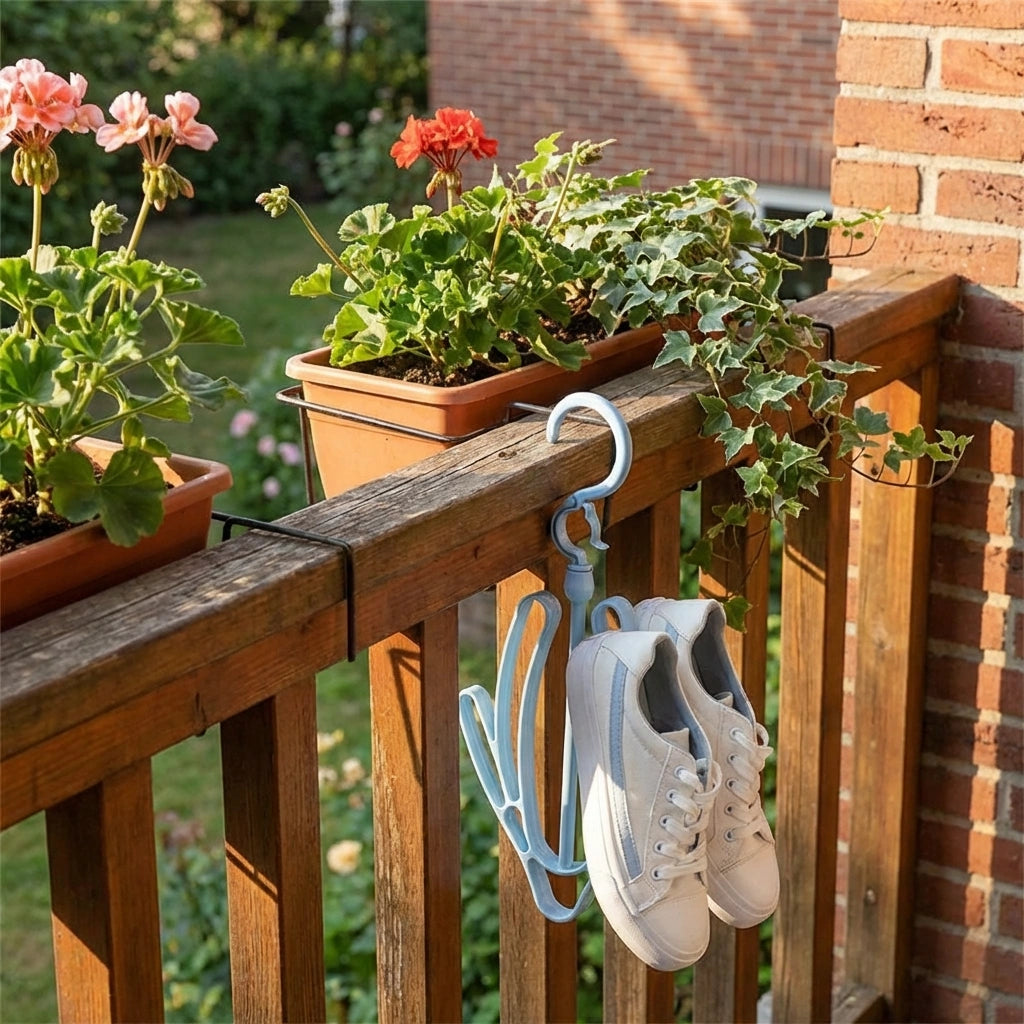 Rotatable Shoe Drying Hanger