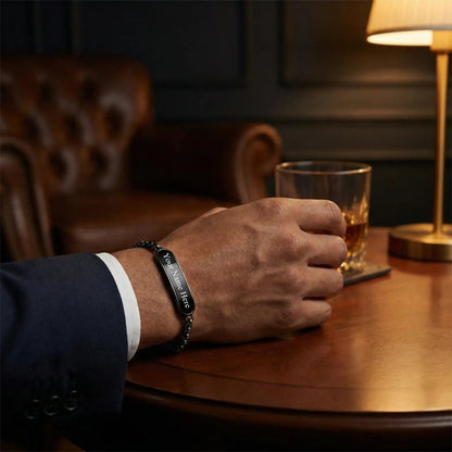 Elegant Silver Rakhi Bracelet