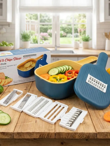 6-Blade Vegetable Slicer Cutter