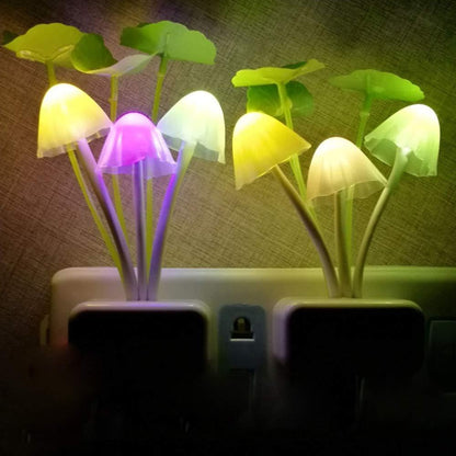 Colorful Mushroom Night Light