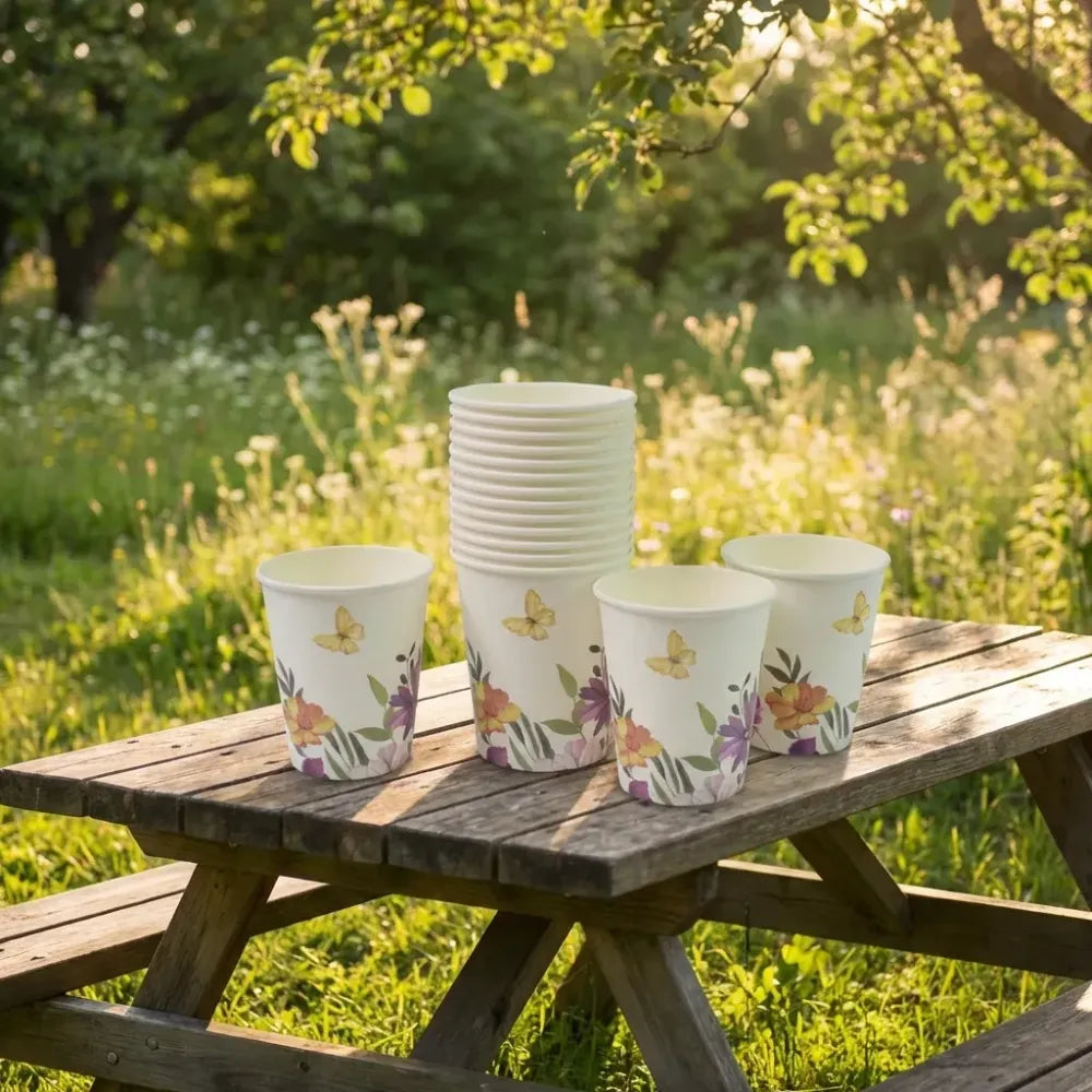24 pcs mix design paper cups - home & kitchen