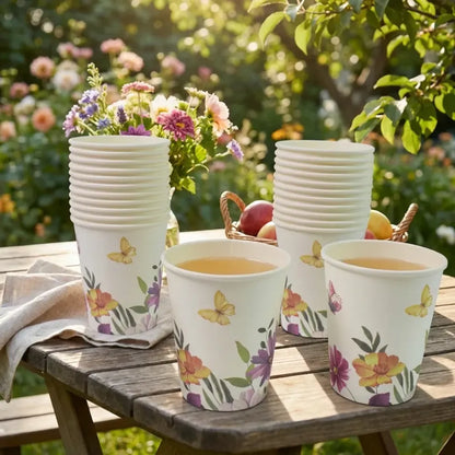 24 pcs mix design paper cups - home & kitchen