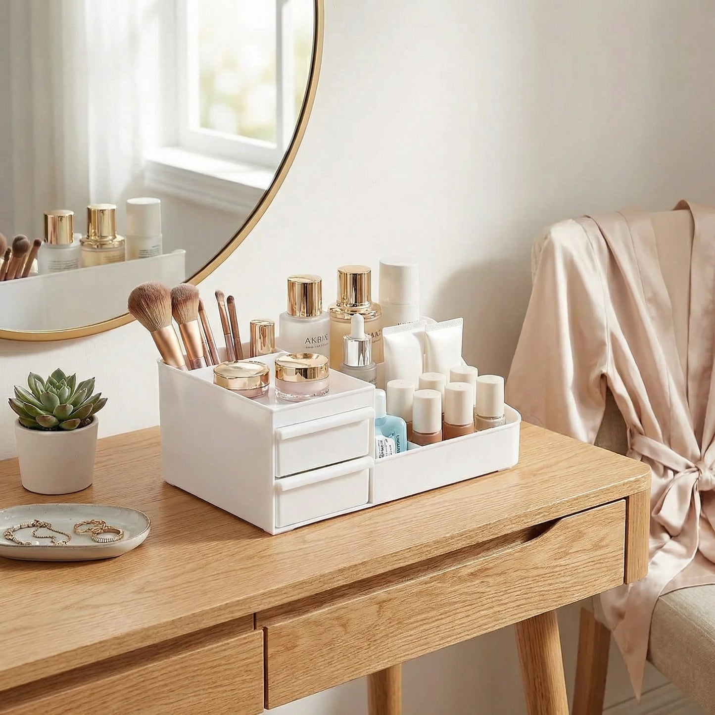 Large Cosmetic Storage Organizer Box